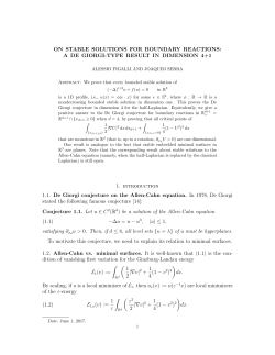 ON STABLE SOLUTIONS FOR BOUNDARY REACTIONS
