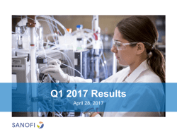 Q1 Results 2017 - April 28, 2017