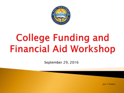 What is financial aid? - Pine View School College Counseling