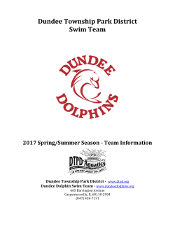 2017 Spring/Summer Season Team Packet