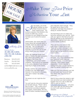 Make Your First Price Reduction Your Last