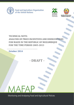 domestic prices - Food and Agriculture Organization of the United