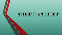 attribution theory