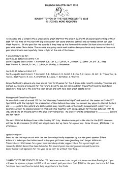 Bulldog Bulletin April 2010
