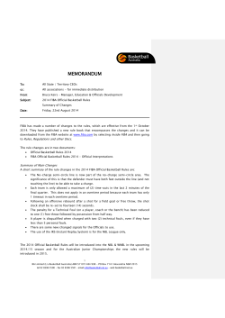 Memo on 2014 Official Basketball Rules Final-BNSW