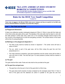 Rules for the IEEE Very Small Competition