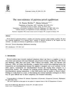 The non-existence of pairwise-proof equilibrium