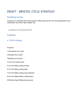 Plain text version - Draft cycle strategy - Bristol