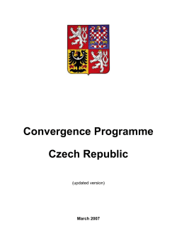 5 Comparison with the Previous Convergence Programme and