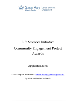 Life Sciences Initiative