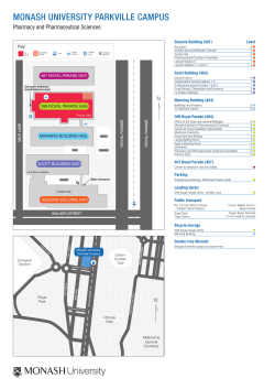 Parkville campus map