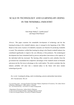 GREEN SUBSIDIES AND LEARNING-BY