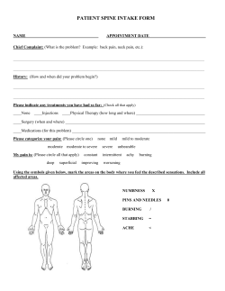 pins and needles 0 - Main Line Orthopaedics PC