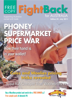 phoney supermarket price war