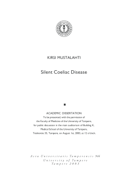 Silent Coeliac Disease