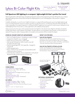 Lykos Bi-Color Flight Kits