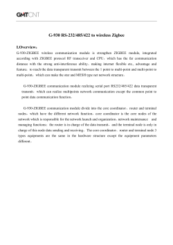 G-930 RS-232/485/422 to wireless Zigbee