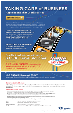 One National Winner will win a