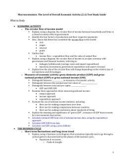 Macroeconomics-Summary of AD-AS-LRAS File
