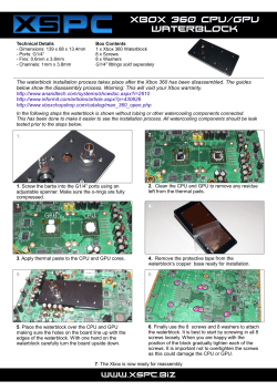 Xbox 360 CPU/GPU WaterBlock