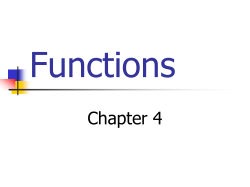 Functions