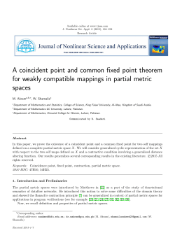 A coincident point and common fixed point theorem for weakly