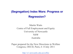 (Segregation) Index Wars: Progress or
