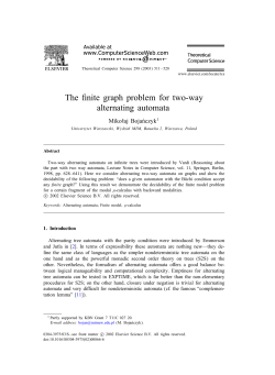 The finite graph problem for two-way alternating automata