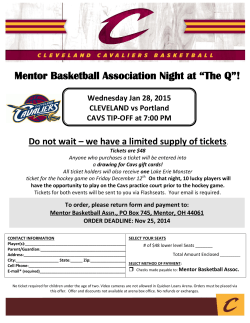 MBA Night - Mentor Basketball Association
