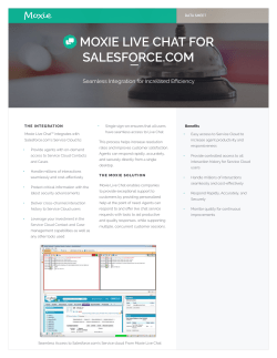 moxie live chat for salesforce.com