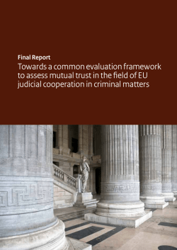 Towards a common evaluation framework to assess mutual trust in