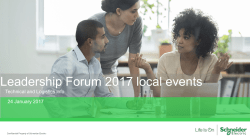 Slide 1 - Schneider Electric