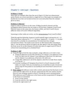 Problem 4: Switch Table