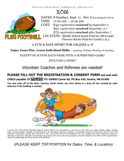 Flag Football - GDRSD District