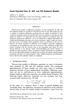 Some Discrete-Time SI, S/R, and S/S Epidemic Models
