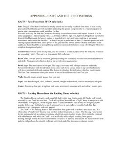 Gaited Horse Appendix - Little Egypt Dressage Association