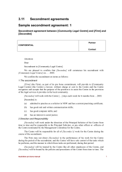 1 - Australian Pro Bono Centre