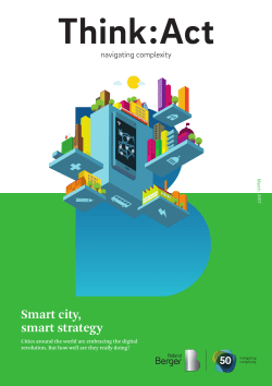 Smart city, smart strategy