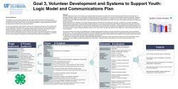 IFAS Extension Goal 3, Volunteer Development and - Florida 4-H