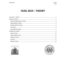 affirmative theory
