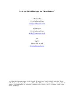 Leverage, Excess Leverage, and Future Returns