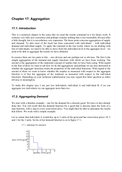Chapter 17: AGGREGATION