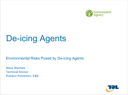 De-icing Agents