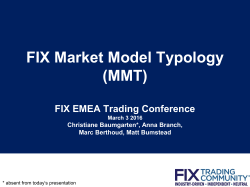 trade deferral - FIX Trading Community