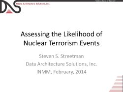 Assessing the Likelihood of Nuclear Terrorism Events