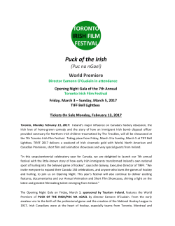 Puck of the Irish - Toronto Irish Film Festival