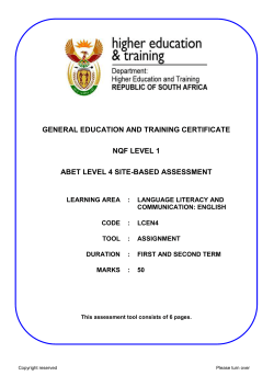 LCEN4 2017 SBA Tool Assignment