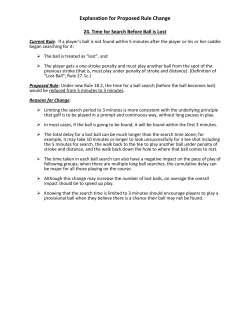 Explanation for Proposed Rule Change