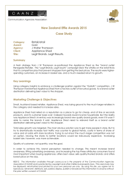 Case study for Appliance Shed, Legit Brands, Legit Prices