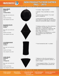 BALL SHAPE DX0011M 24 in (2 REQUIRED) * At Anchor